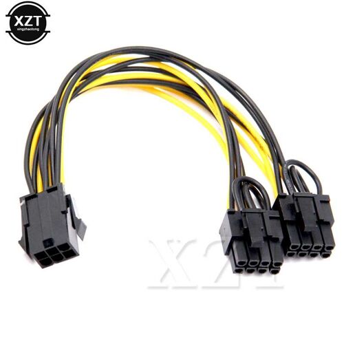 Carte graphique PCI Express à 2x8 (6 + 2) broches, 10 pièces/lot, carte graphique, PCI-e, VGA, câble d'alimentation