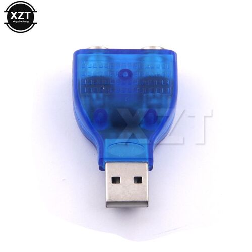 Adaptateur de convertisseur USB vers PS2, haute qualité, pour clavier de souris, PC portable, 5 pièces/lot