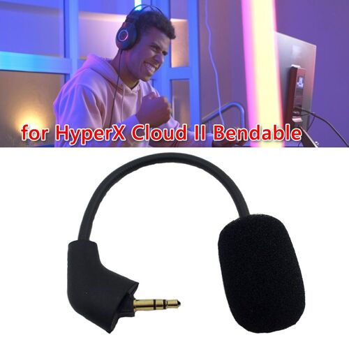 Accessoires de remplacement pour casque de jeu HyperX Cloud 2, Microphone de jeu, Microphone, écouteurs, 360 degrés