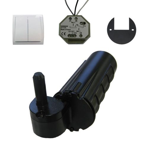 Motorisation volet 1 battant droit URANUS filaire - gond Ø 12