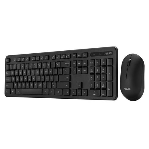 ASUS CW100 - Ensemble clavier et souris - 100% - sans fil - 2.4 GHz - noir