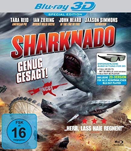 Sharknado 3d (Blu-Ray) (Import) Ian Ziering; Tara Reid; John Hear