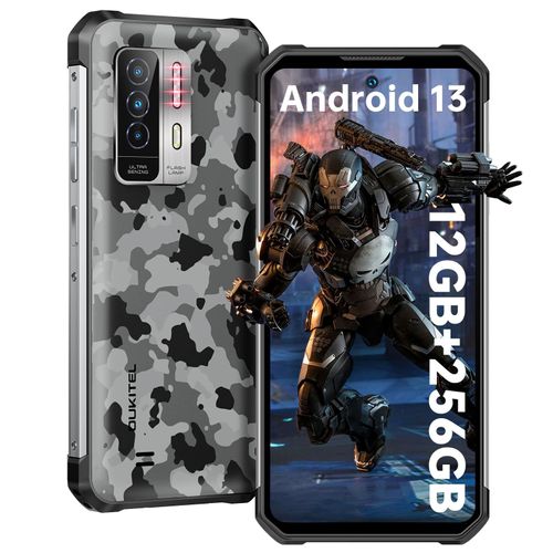 OUKITEL WP27 4G Téléphone Portable Incassable,12Go+256Go Comblue
