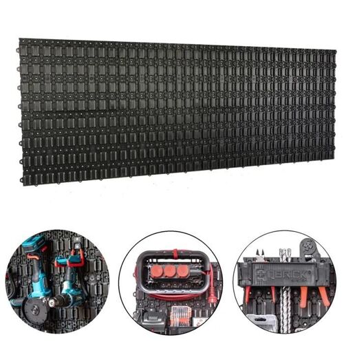 8x Etabli panneau outils 201x76 cm suspension murale garage