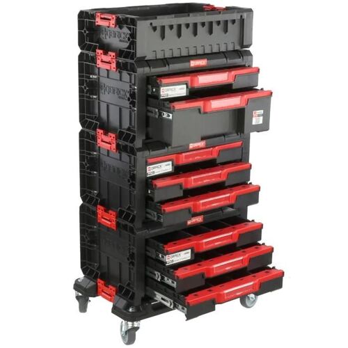 Organisateur d'outils 3x tiroirs avec conteneur sur roulettes H 100,5 cm PRO module
