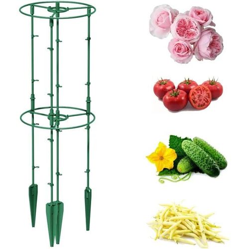 Support De Jardin Pour Plantes Grimpantes Arceau Pour Tomates Concombres H 80cm