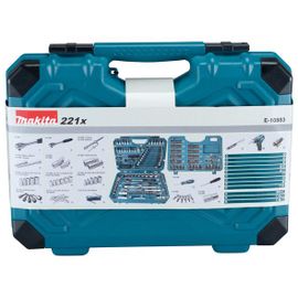Makita Coffret d'outils, 221 pièces - E-10883