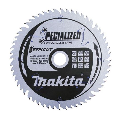Makita Lame &#x27;&#x27;Specialized&#x27;&#x27;, pour scies circulaires 165x20x56D - B-57336