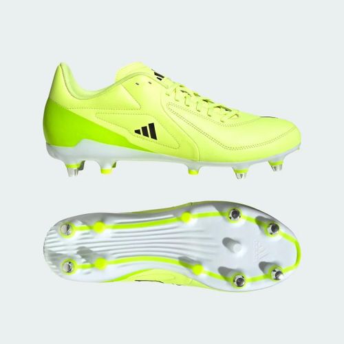 Chaussure De Rugby Rs15 Elite Terrain Gras Adidas - Hi-Res Yellow / Hi-Res Yellow / Lucid Lemon - 42