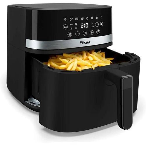 Tristar French FR-9418 Digital Air Fryer, 8 L Capacity, 2000 W, LED Touch Screen, 7 Programs Manual, Preheat and Keep Warm Functio