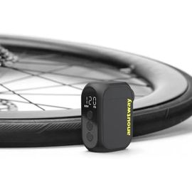Anoutway Mini Pompe À Vélo Avec Manomètre Numérique Pour Vtt Et Vélo De Route At1 Pro - Noir