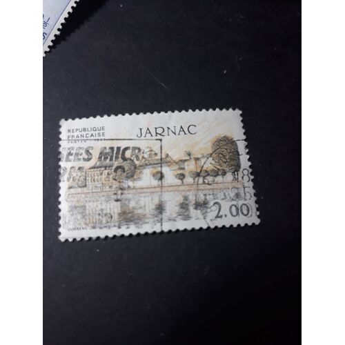 Timbre France Jarnac Ville De Charente Tp12