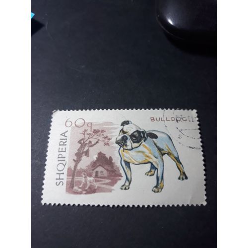 Timbre Chien Dog Albanie Tp12