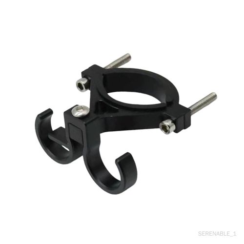 Sac suspendu pour vélo électrique Crochet à double griffe Accessoire universel à double boucle Installation simple Noir