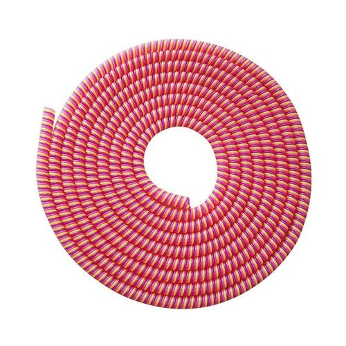 couleur H Enrouleur de bobine de câble de téléphone cordon de couleur de 1.4m protection Anti-rupture à ressort pour câble de chargement USB écouteurs de données