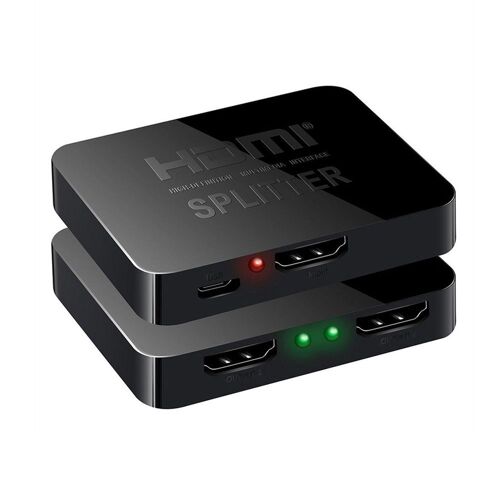 Répartiteur HDMI 3D Ultra HD, 1 entrée 2 sorties, HDCP, 1080P, HDTV, amplificateur de commutation, 1x2 UHD, double affichage, adaptateur vidéo 4K x 2K