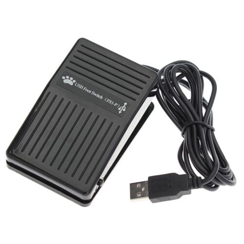 Pédale de clavier à interrupteur au pied USB pour ordinateur PC HID, commutateur d'action USB, clé de pré-programme de contrôle, souris canonique, jeu PC