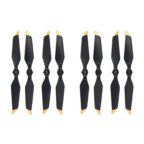 4 Paires D'hélices À Dégagement Rapide Pour Drone Dji Mavic Pro Platinum 8331, Accessoires De Faible Bruit (Or/Argent)