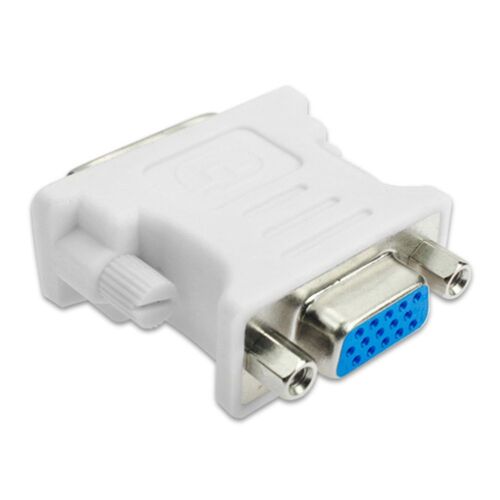 Convertisseur vidéo 24 + 5 broches DVI vers VGA mâle vers femelle, adaptateur pour PC portable, carte graphique, moniteur HDTV DVI-I P, 1080