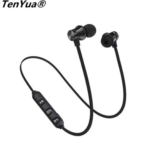 bracelet de cou magnétique pour écouteurs bluetooth, musique, pour sport, course, casque sans fil, avec micro, pour iPhone 8X7 Xiaomi