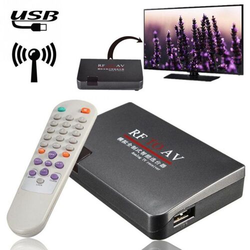 Convertisseur de télévision récepteur de télévision, utilisation à domicile, télécommande efficace, Signal analogique Stable, modulateur RF à AV