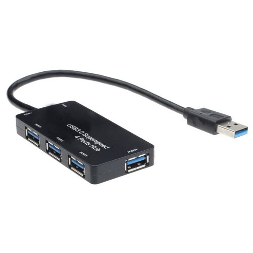 Adaptateur USB 3.0 Hub Compact SuperSpeed avec Port Micro USB pour PC, ordinateur portable iMac, nouveau