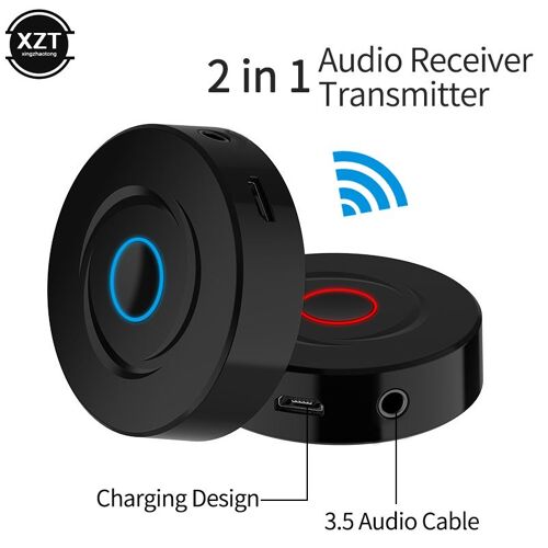 Transmetteur récepteur Audio Bluetooth 5.0 2 en 1, Mini stéréo, AUX RCA, USB, Jack 3.5mm, adaptateur sans fil pour télévision, PC et voiture