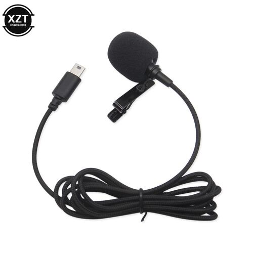 Microphone stéréo omnidirectionnel Lavalier, pour Gopro Hero 3 3 + 4, Mini micro avec Clip de col, pour Sports de plein air DV