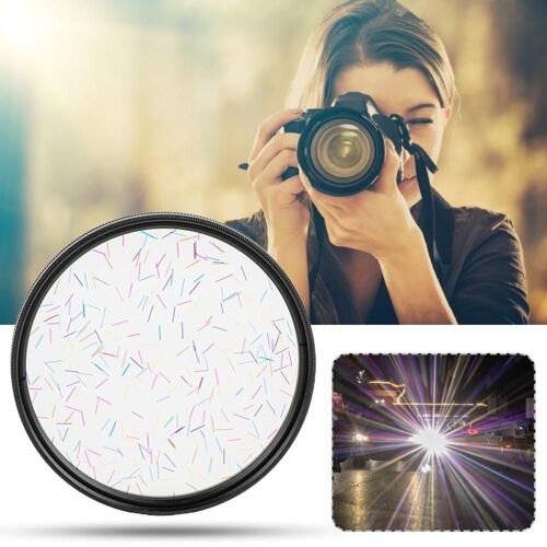 Filtres En Verre Prisme Slr 77/82mm, Accessoires D'objectif D'appareil Photo, Photographie Vidéo, Lumière Des Étoiles Colorée Brossée, Accessoires D'effets Spéciaux