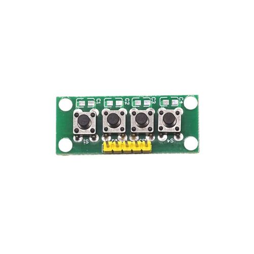 Module de clavier à 4 touches, 1x4, pour Arduino CA, 2 pièces
