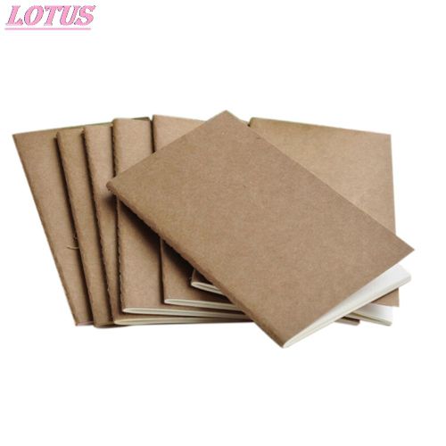 Carnet De Croquis En Papier De Vache, Carnet De Notes, Planificateur Hebdomadaire, Accessoires De Papeterie Pour Agenda De Voyage, 6 Tailles