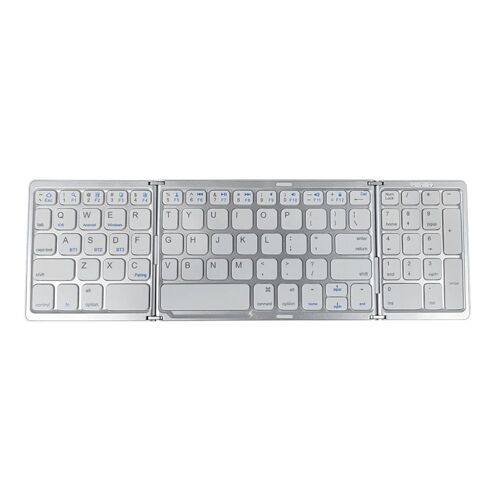 Clavier pliable sans fil multifonction, Compatible Bluetooth, 81 touches, Rechargeable pour IOS, Android, Windows