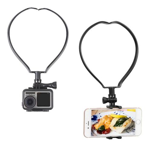 Collier De Support De Cou Suspendu, Clip De Fixation Pour Téléphone Portable, Selfie, Vidéo En Direct, Caméra D'action, Pov, Accessoires De Photographie Pour Gopro