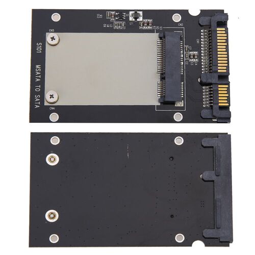 Adaptateur MSATA SSD à SATA 2.5 ""gps, carte de conversion, Module carte Mini Pcie Ssd à SATA 2.5"", haute qualité