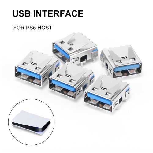 Connecteur De Prise De Port Usb Pratique, Pièces De Rechange, Accessoires Pour Console Ps5, 5 Pièces