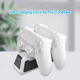 Double Chargeur Rapide De Contrôleur Pour Console De Jeu 5 Ps5, Joystick, Station D'alimentation, Accessoire De Machine Électronique