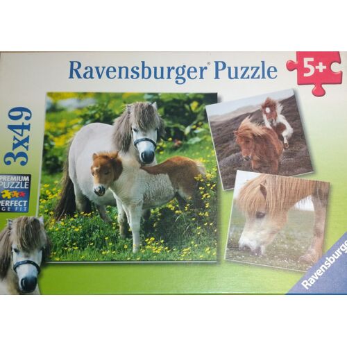 Puzzle 49 Pièces 3 Puzzles - Mes Amis Poneys