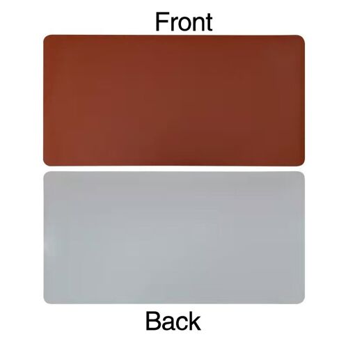 Tapis de souris Double face en PU pour bureau, imperméable et antidérapant, joli accessoire pour fille