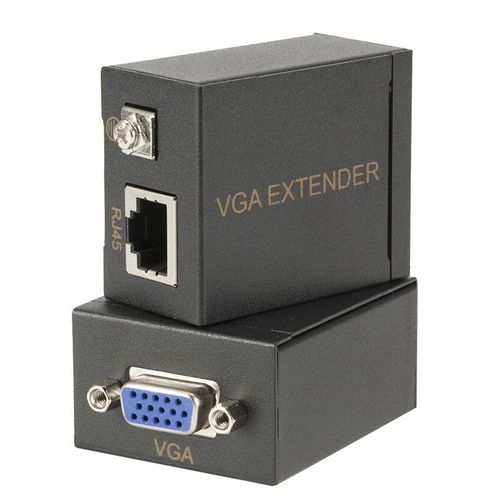 Répartiteur VGA 60m RJ45/cat5e/6, câble ethernet, adaptateur Ethernet, amplificateur, support moniteur, projecteur HDTV, PC