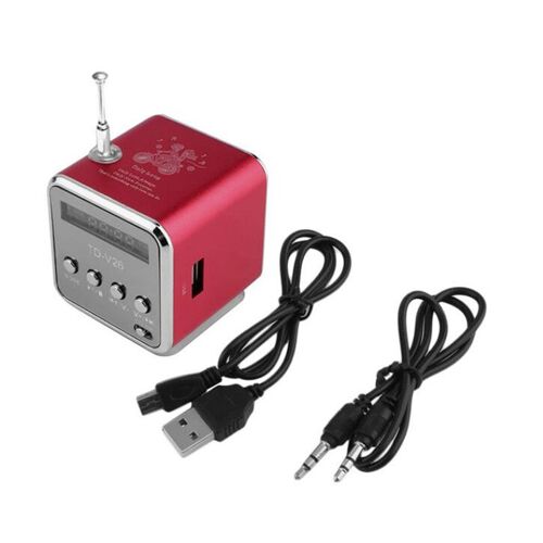 Mini récepteur de Radio avec port USB, haut-parleurs portables avec Radio Fm numérique, pour PC, téléphone, lecteur de musique Mp3, Support de carte Micro SD