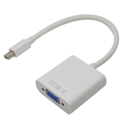 Adaptateur vidéo Mini DP vers VGA 1080p, Port d'affichage Thunderbolt, câbles VGA pour Apple Macbook Pro Air