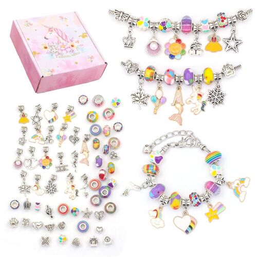 Kit Bracelet Fille 6-13 Ans - Aqsacokiya - Diy Bijoux Enfants Fille - Calendrier De L'avent 2024 - Idée Cadeau Noel