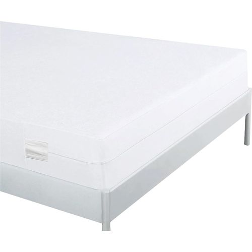 KALANKA-Housse de Matelas élastique avec Fermeture éclair,Hypoallergénique,Silencieux,Coton Protège Matelas Imperméable 80x200+16cm