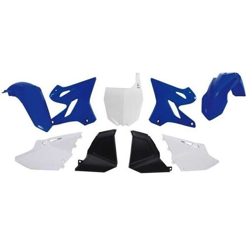 Pièces De Rechange Protections Rtech Plastics Kit Yamaha Yz 125-Yz 250 2002-2017 - Taille Unique - Blanc|Bleu|Noir