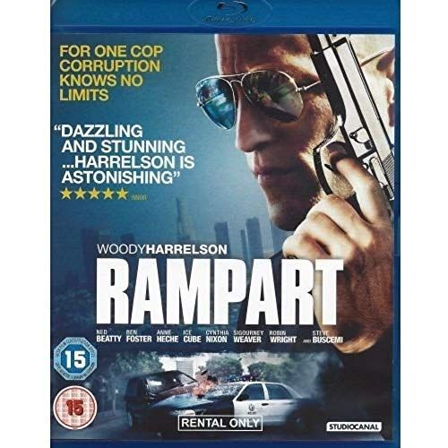 Rampart Blu Ray. Woody Harrelson. Rental Only.
