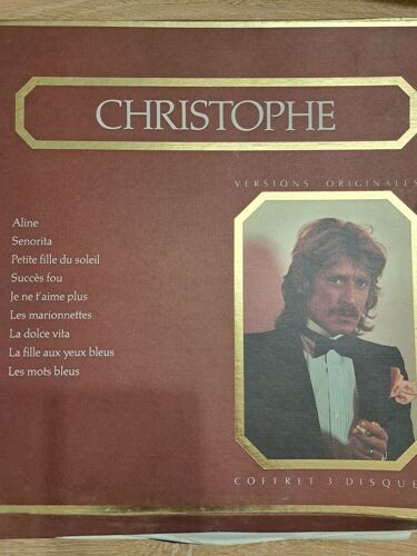 Christophe Version Originale Coffret 3 Disques 33 Tours