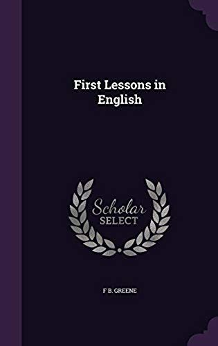 First Lessons In English