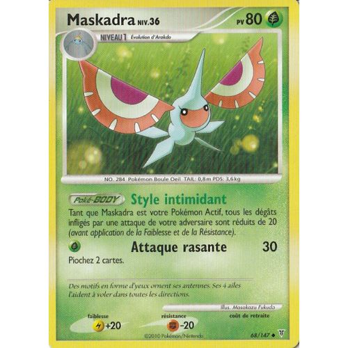 Carte Pokémon - Maskadra - 68/147 - Vainqueurs Suprêmes