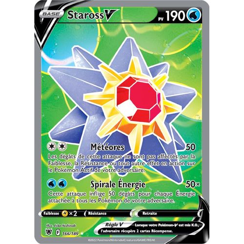 Pokémon - Staross V - 166/189 Set Astres Radieux Fr