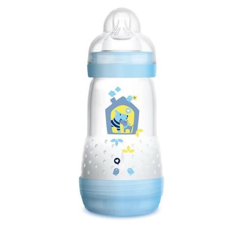 Mam - Biberon Anti Colique - Garçon - Bleu Ou Vert - 260 Ml